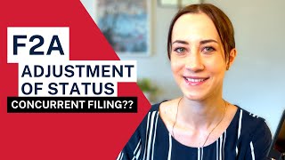 CAN F2A ADJUST STATUS AUGUST 2023 I130 Concurrent filing I485 [upl. by Alimat]