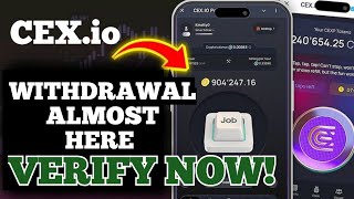 CEXio Withdrawal  Verify Your Account Now  CEXP Withdrawal [upl. by Amsirp658]