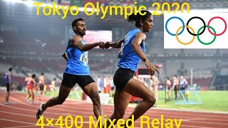 4×400m Mixed Relay Round 1Tokyo Olympic 2020Indian Mixed Relay Team Out Of Olympics [upl. by Enilrem]