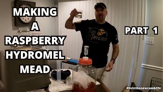 RASPBERRY HYDROMEL MEAD PART 1  133 [upl. by Canale981]