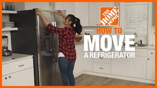 How to Move a Refrigerator  Kitchen Appliances  The Home Depot [upl. by Atiekan]