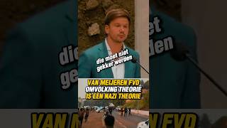 VAN MEIJEREN FVD OMVOLKING THEORIE IS EEN NAZI THEORIE vanmeijeren fvp [upl. by Hime]