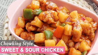 CHOWKINGSTYLE SWEET AND SOUR CHICKEN  HUNGRY MOM COOKING [upl. by Nele]