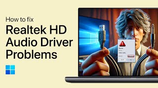 Windows 11  How To Fix Realtek High Definition Audio Driver Issues [upl. by Attennaj]