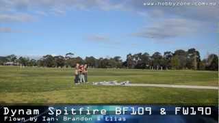 HobbyZonecomau Dynam Spitfire BF 109 and FW 190 [upl. by O'Neill597]