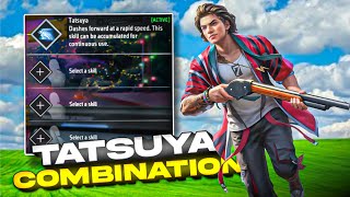 TATSUYA  RUSH COMBINATION   Free Fire Best Short range Skill Combo 🔥 [upl. by Aneen]