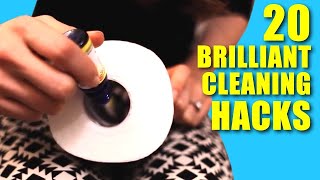 20 Brilliant Cleaning Hacks Clean My Space [upl. by Artim]