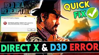 How to FIX All Crashes amp Errors in Red Dead Redemption 1 PC  FIX Access Violation amp DX 12 Error [upl. by Bordiuk]