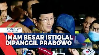 Nasaruddin Umar Imam Besar Istiqlal Ngaku Terkejut Dipanggil Prabowo Jadi Calon Menteri [upl. by Tuinenga731]