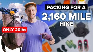 Everything This Ultralight Backpacker Took on a 2160Mile Hike  Condé Nast Traveler [upl. by Eidualc791]