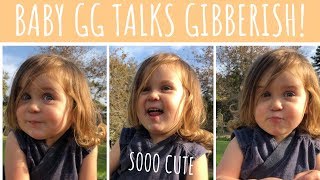 Cute Baby GG Talks GIBBERISH [upl. by Body]