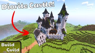 Diorite Castle in MInecraft [upl. by Huoh786]