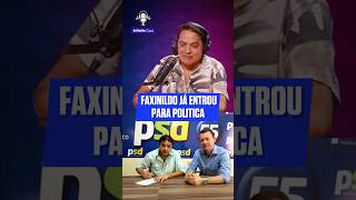 FAXINILDO JÁ ENTROU NA POLITICA  podcast humor faxinildo ratinho [upl. by Itsrejk]