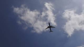 Plane taking off from Ben Gurion airport El Al Boeing 737 4XEKM [upl. by Aitnyc472]