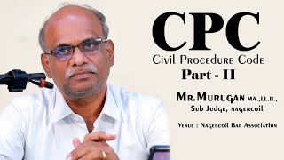 cpc civiljudgeexam2023  Sub Judge MrMurugan MALLB at Nagercoil Bar Association [upl. by Duomham]