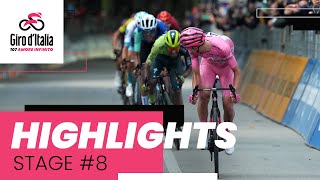 Giro dItalia 2024  Stage 8 Highlights [upl. by Broddy]