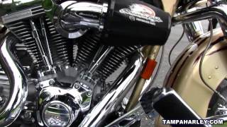 Used 2003 HarleyDavidson Road King Screamin Eagle FLHRSE Bad ASS Exhaust [upl. by Akemak]