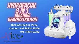 8 in 1 hydrafacial machine Demonstration [upl. by Rainie]