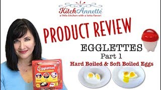 As Seen On TV EGGLETTES REVIEW Part 1 Hard amp Soft Boiled Eggs  Product Reviews Ep 1 [upl. by Ibor]