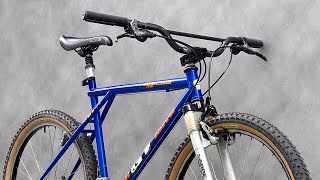 90s GT mountain bike restoration amp custom build [upl. by Euqnimod235]