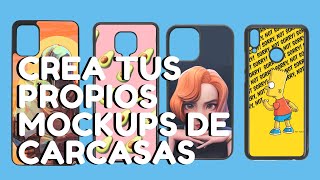 Como Crear Mockups Para Carcasas con Photoshop TIENDA TRANSFER [upl. by Ardnossac]