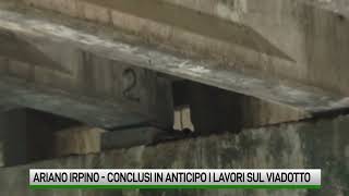 Ariano Irpino Conclusi in anticipo i lavori sul viadotto [upl. by Nehepts]