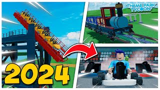 40 Amazing Update ideas for 2024 in Theme Park Tycoon 2 [upl. by Aerdnod51]