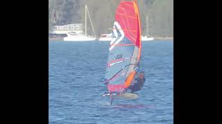 Windsurf Foiling  Windfoil Severne Overdrive  FMX Hyperion  IQFoil [upl. by Nnaeel]