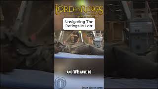 navigating TheRatings in LOTR  The Lord of The Rings Behind The Scenes lordoftherings [upl. by Sofko]