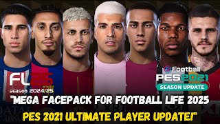 Ultimate Mega Facepack for Football Life 2025 🔥  Transform Your Game [upl. by Gerdy]