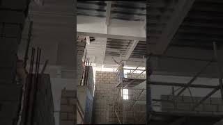 Spraying Intumescent Paint fireproofing intumescent [upl. by Orazio]