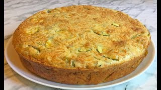 Вкуснейший Кабачковый Пирог Очень Нежный и Просто Тает Во Рту  Zucchini Pie [upl. by Anaihr758]