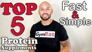 Top 5 Best Protein Powders  2018 [upl. by Eillim]