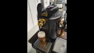 Beer Mini keg Demo With Klarstein Beer Machine [upl. by Eenalem]