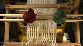 Carpet loom out of rigid heddle loom [upl. by Clemens301]