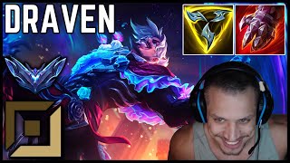 🏹 Tyler1 THIS NEW DRAVEN BUILD IS OP  Draven ADC Full Gameplay  Season 13 ᴴᴰ [upl. by Eelirem]