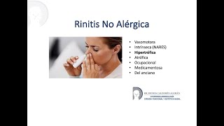 7 Rinitis No Alérgica [upl. by Utica]