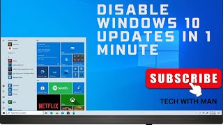 How to DisableEnable Windows Updates in Windows 1011 [upl. by Yanahc851]