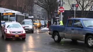 NY Police Woman DANCES while Directing Traffic in NYC [upl. by Drawets564]