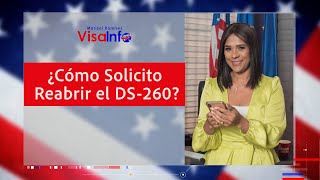 ¿Cómo Solicito Reabrir el DS 260 [upl. by Salena928]