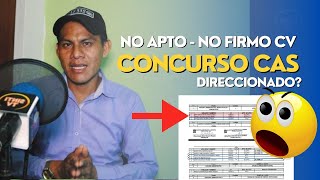 🔴 ASÍ POSTULE AL CONCURSO CAS DEL SECTOR PÚBLICO│CONTRATO CAS2024 [upl. by Nnaxor]