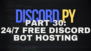 How to host your own Discord bot 247 for FREE with Replit Tutorial [upl. by Aborn]