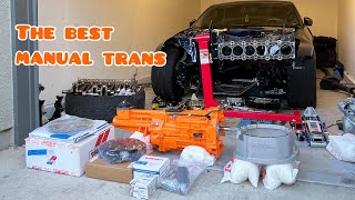 GR1000 T56 Magnum XL Transmission For The 1400hp 2JZ 350z Build [upl. by Ermine]