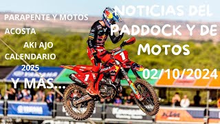 NOTICIAS DEL PADDOCK Y DE MOTOS  02102024 [upl. by Firestone]