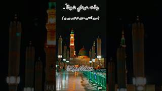 Raqqat Ainaرقت عينا  Lyrics Arabic with urdu translation  Hafiz Habib raqataina naat [upl. by Suqram]