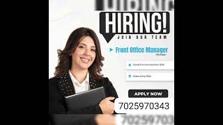 Career link jobfront office manager aluva jobvacancykochi kochijobs jobsearch job2024 [upl. by Hirai]