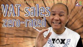 VAT sale zero rated export sale full tax accounting segment withholding income tax accounting resibo [upl. by Yates387]