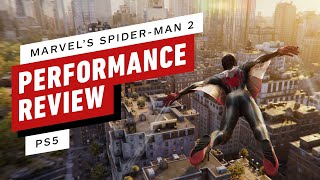 Marvels SpiderMan 2 PS5 Performance Review [upl. by Erbma]