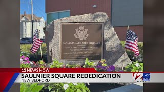 Rededication ceremony held in New Bedford for WWII veteran [upl. by Sonia]