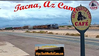 Tacna AZ  UPRR Gila Sub MP 780  PTZ  SouthWest RailCams LIVE [upl. by Carlyle]